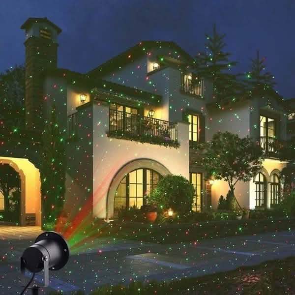 Hot Outdoor Indoor Waterproof Green & Red Laser Projector Light by DailySale