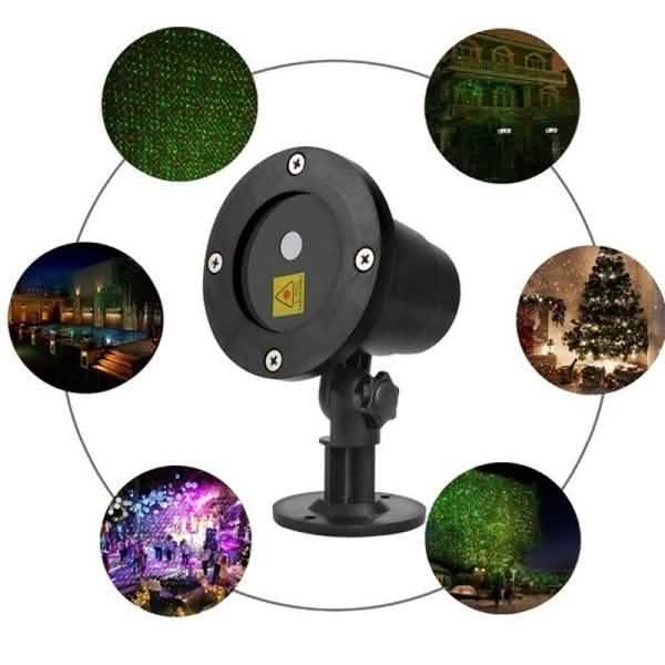 Hot Outdoor Indoor Waterproof Green & Red Laser Projector Light by DailySale