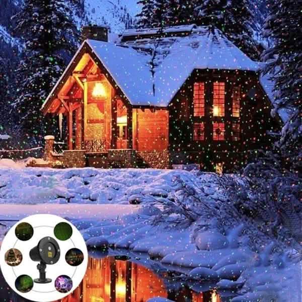 Hot Outdoor Indoor Waterproof Green & Red Laser Projector Light by DailySale