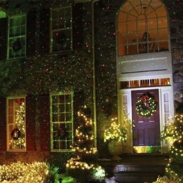 Hot Outdoor Indoor Waterproof Green & Red Laser Projector Light by DailySale