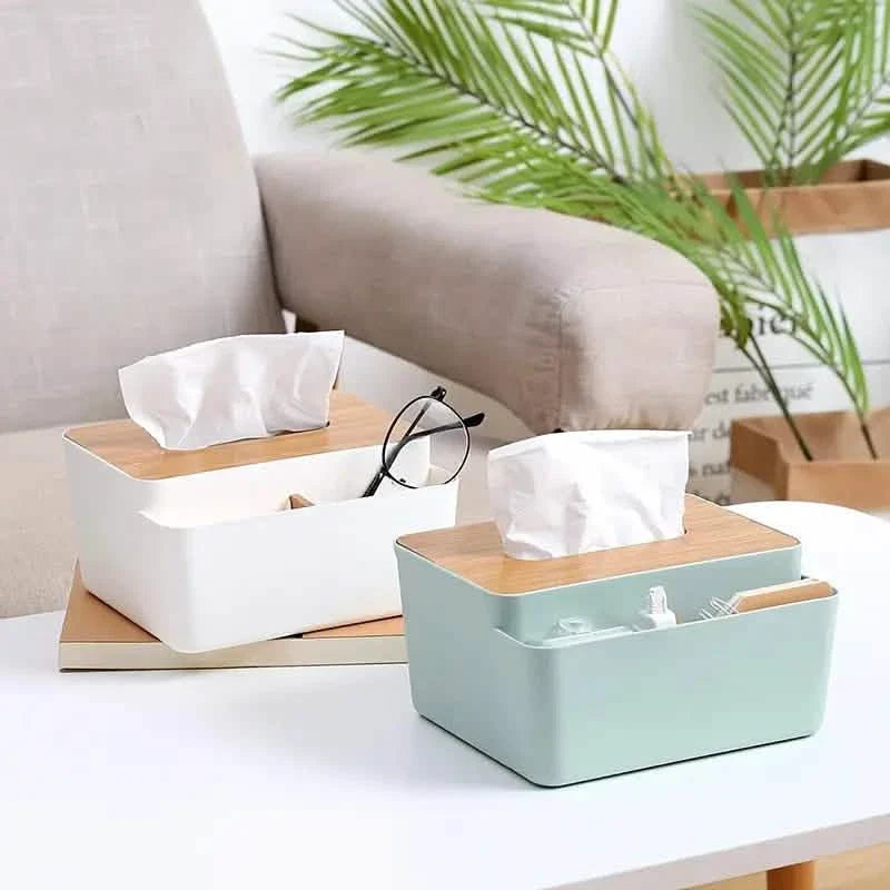 Household Simple Wood Grain Paper Box by DailySale