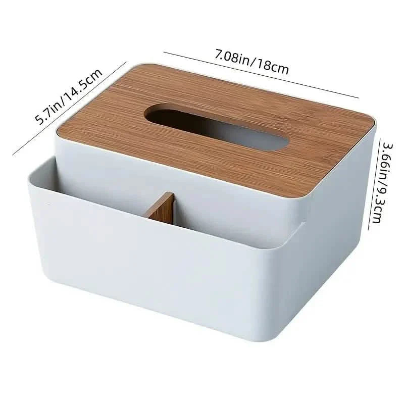 Household Simple Wood Grain Paper Box by DailySale