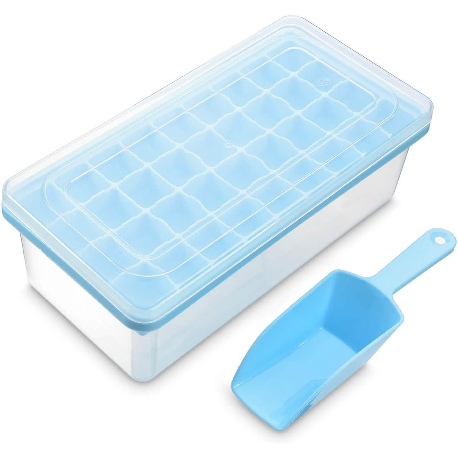Ice Cube Tray with Lid and Bin by DailySale