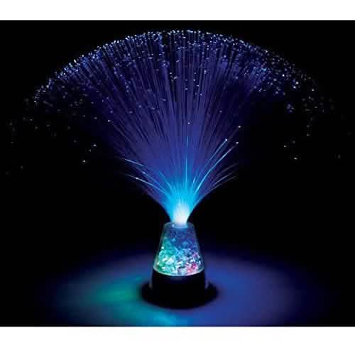 Ice Fiber Optic Light with Color-changing Crystal Base by DailySale
