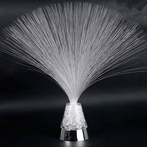 Ice Fiber Optic Light with Color-changing Crystal Base by DailySale