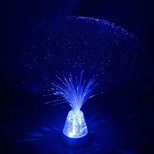 Ice Fiber Optic Light with Color-changing Crystal Base by DailySale