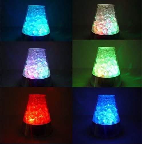 Ice Fiber Optic Light with Color-changing Crystal Base by DailySale