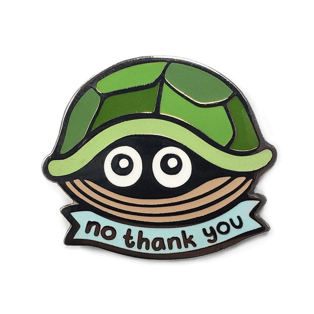 No Thank You Turtle Golf Ball Marker