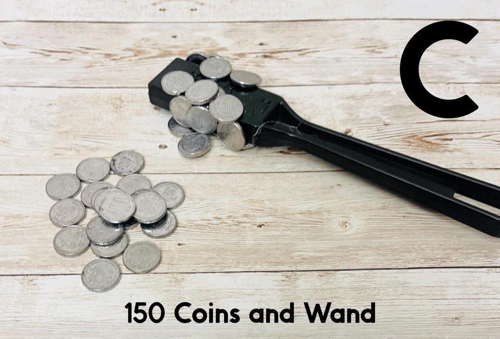 50 Monedas Mexicanas de Fichas Falsas de 50 Centavos para Jugar 50 Cent Magnetic Play Coins or Chips for Filling Bingo Cards by Chica Mexico