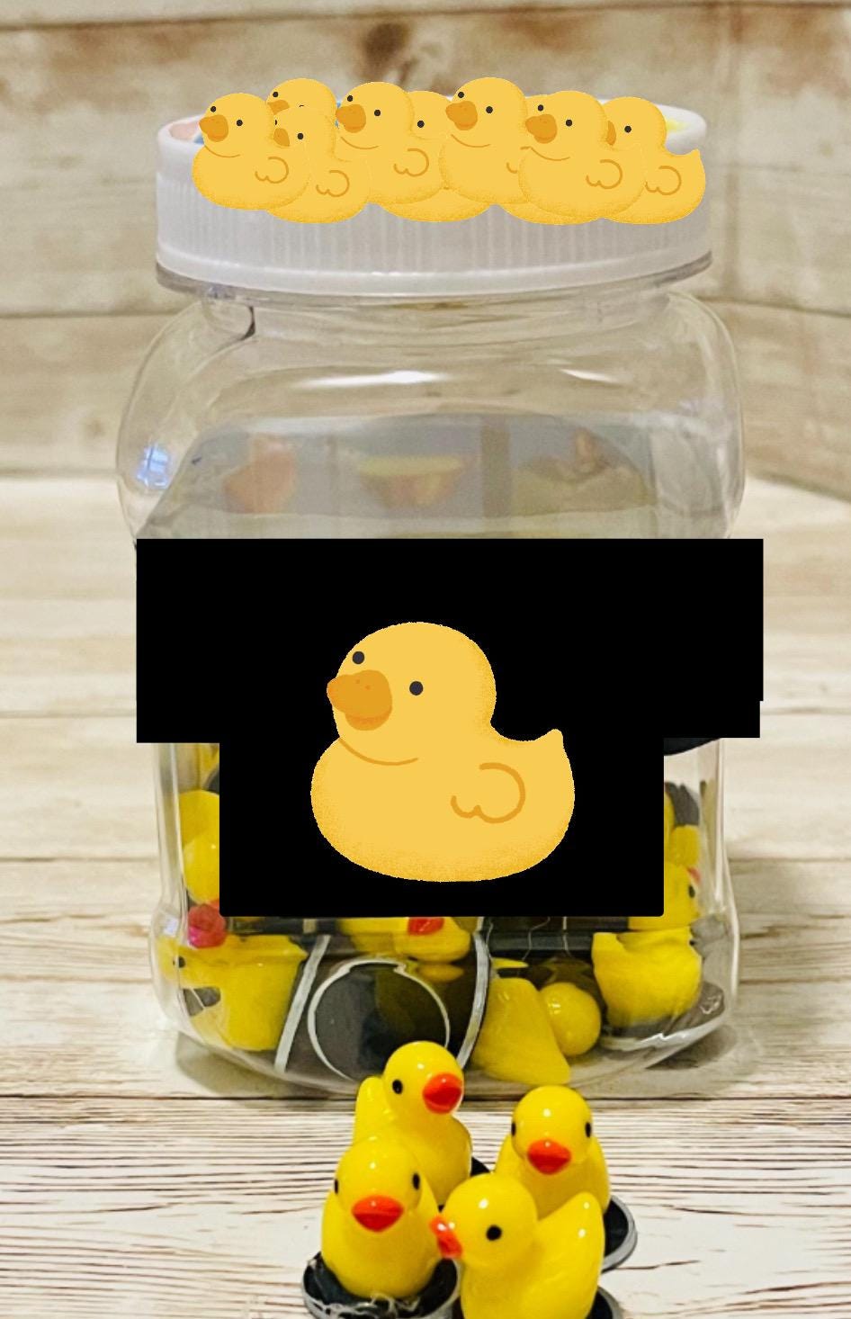 Fichas Magneticas de Patitos con Pala Magnetica Resin Filler Cards Duckies Chips with Magnetic Wand for Bingo by Chica Mexico