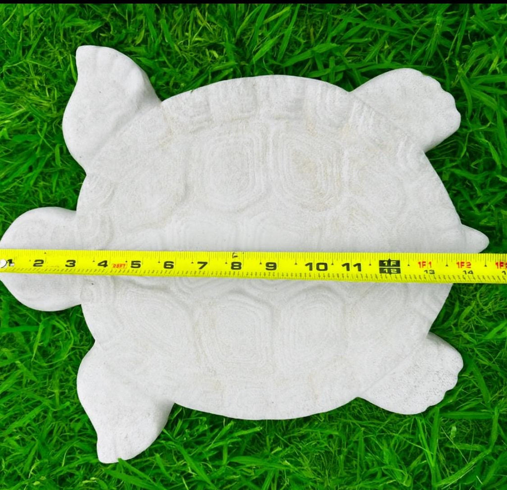 2x Bundle Garden Turtle Stepping Stones Garden Pathway Stepping Stone Outdoor Yard Decoration Cement Paver Lawn and Patio Ornament Bundle by Chica Mexico