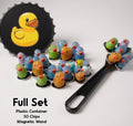 50 Fichas Luminosas Magneticas Para Bingo con Pala Magnetica 50 Luminous Resin Chips & Wand for Bingo by Chica Mexico