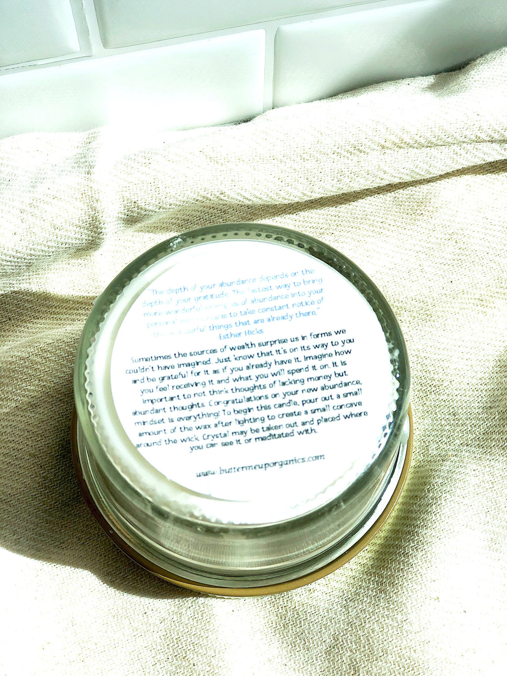 Abundance Candle / Ritual Candle / Intention Candle / Hand Poured - Goddess Imports Marketplace