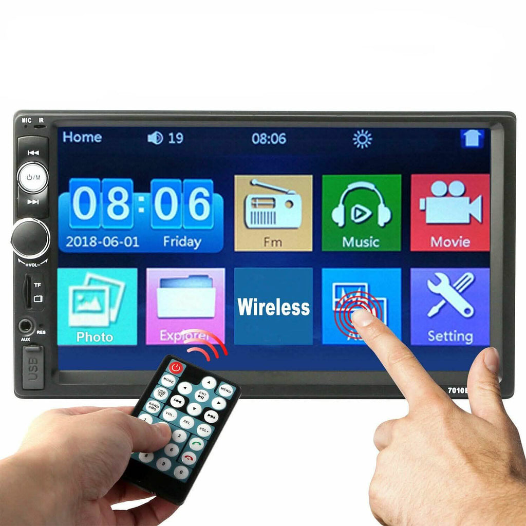 iMountek 7 Inches Universal Wireless Car MP5 Player with Rear View Camera by DailySale