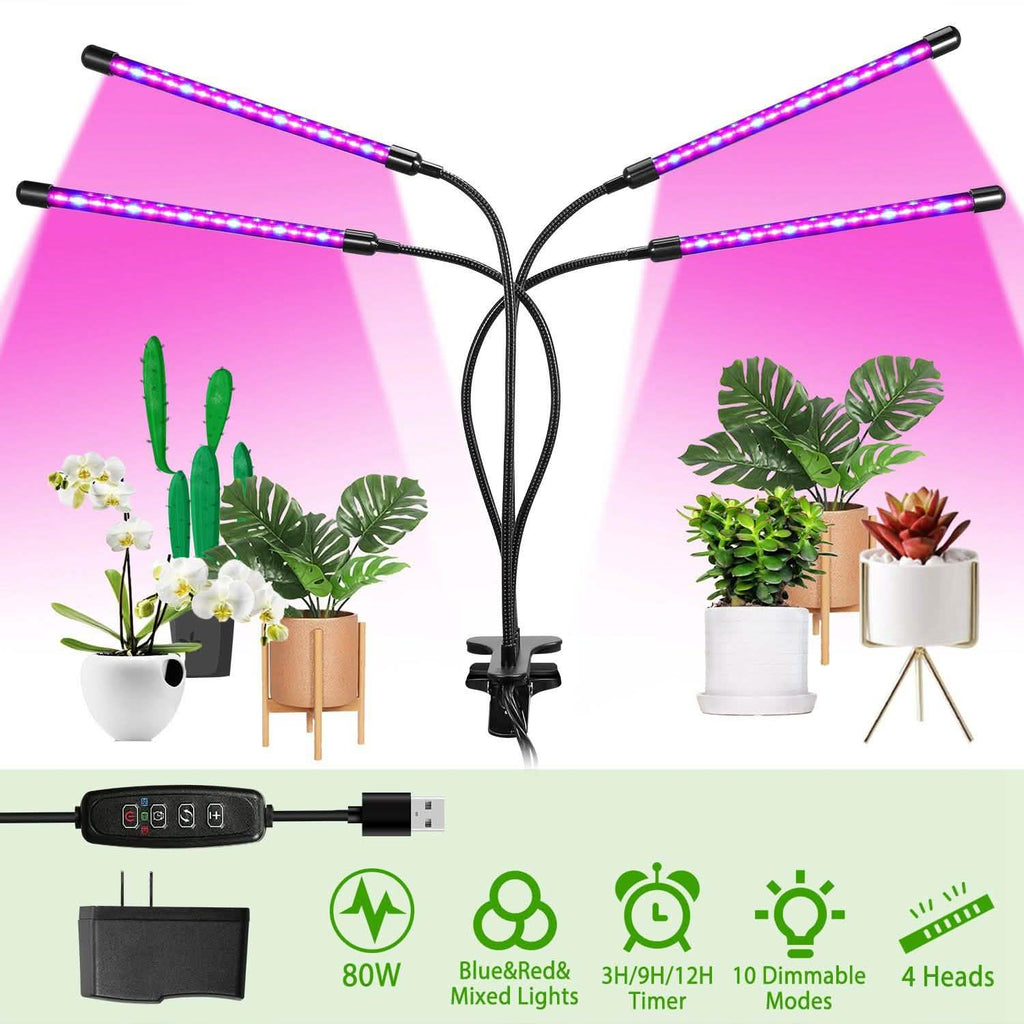 iMounTEK 80W 80 LEDs Plant Lights by DailySale
