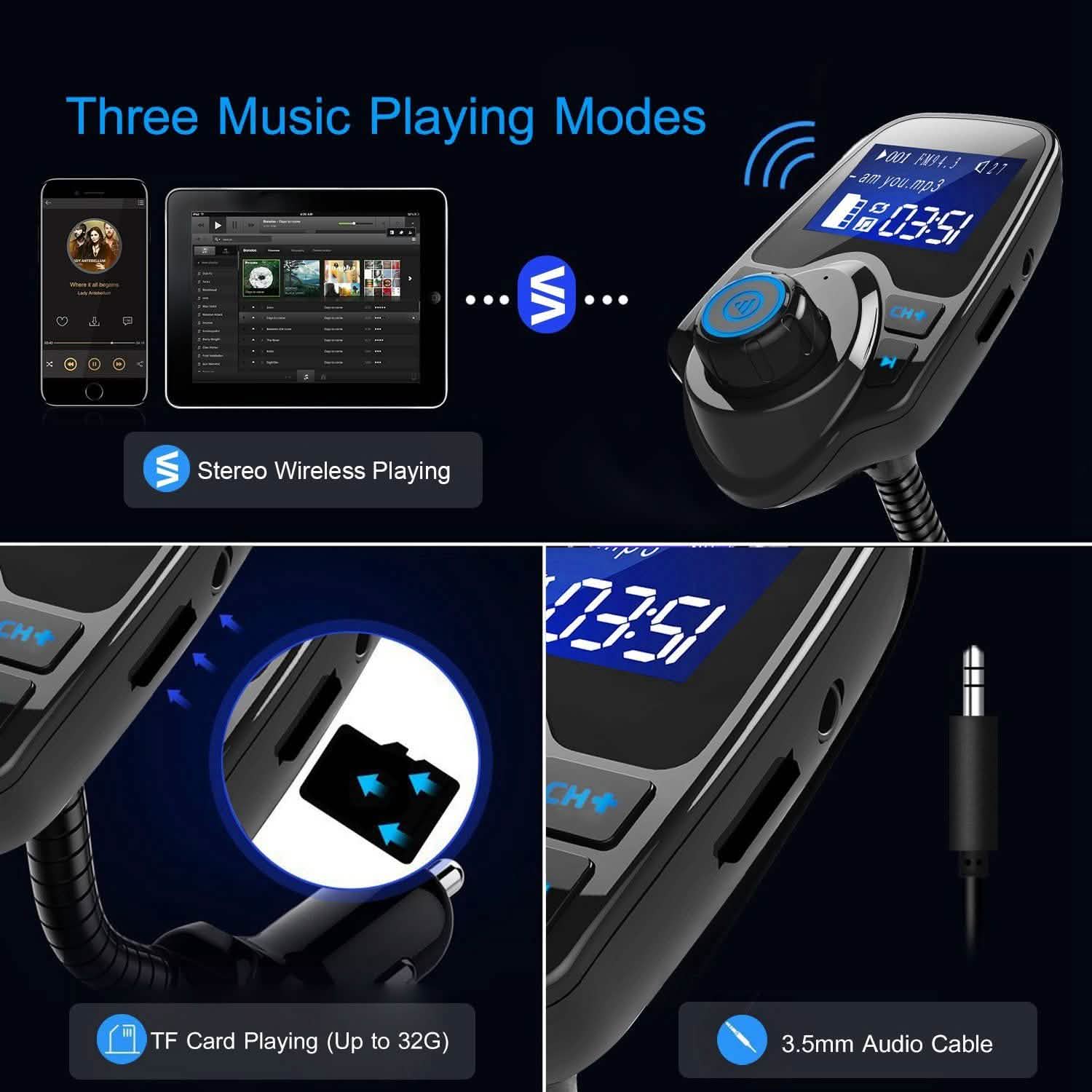 iMounTek Car Wireless FM Transmitter by DailySale