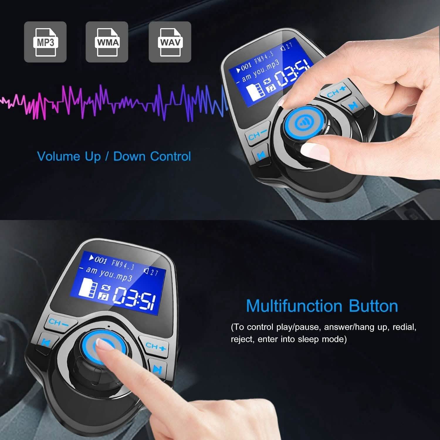 iMounTek Car Wireless FM Transmitter by DailySale