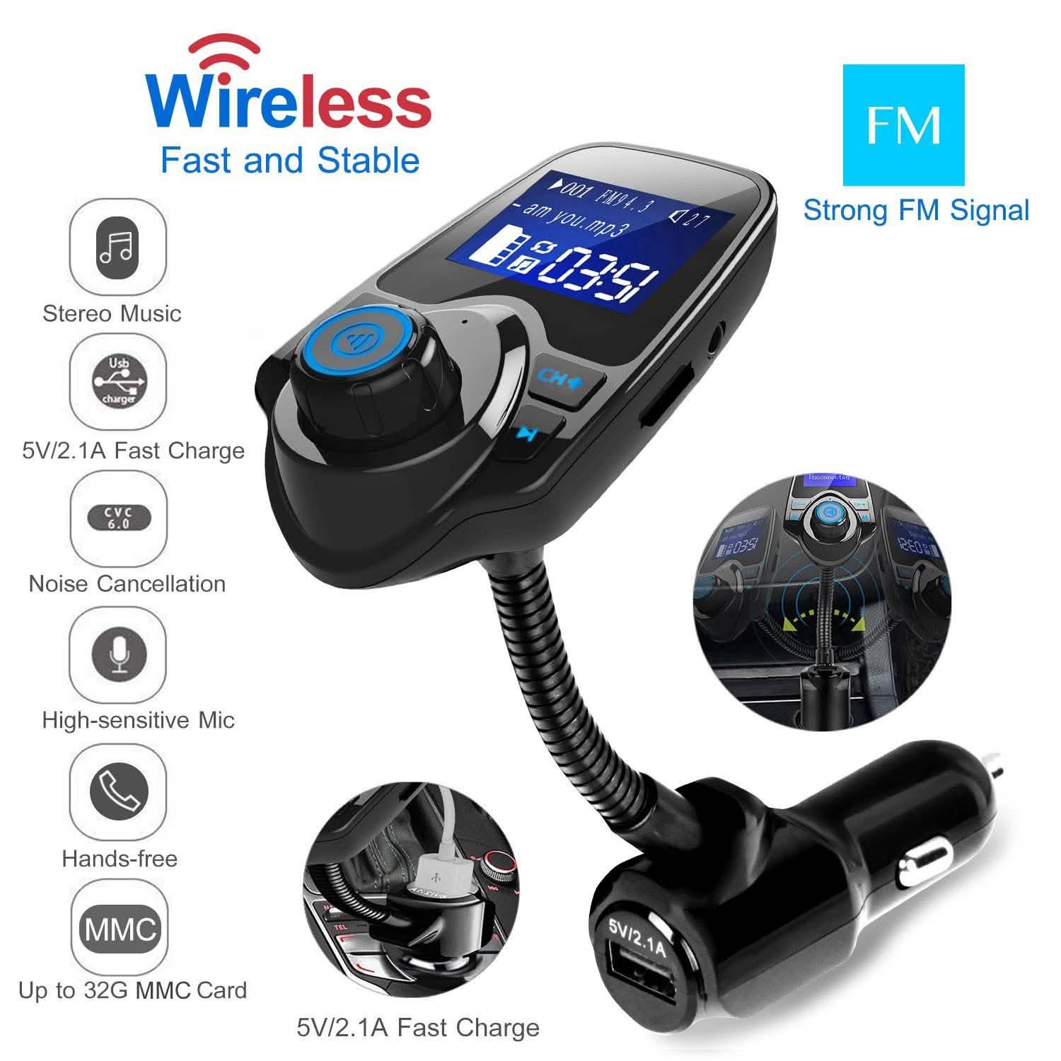 iMounTek Car Wireless FM Transmitter by DailySale