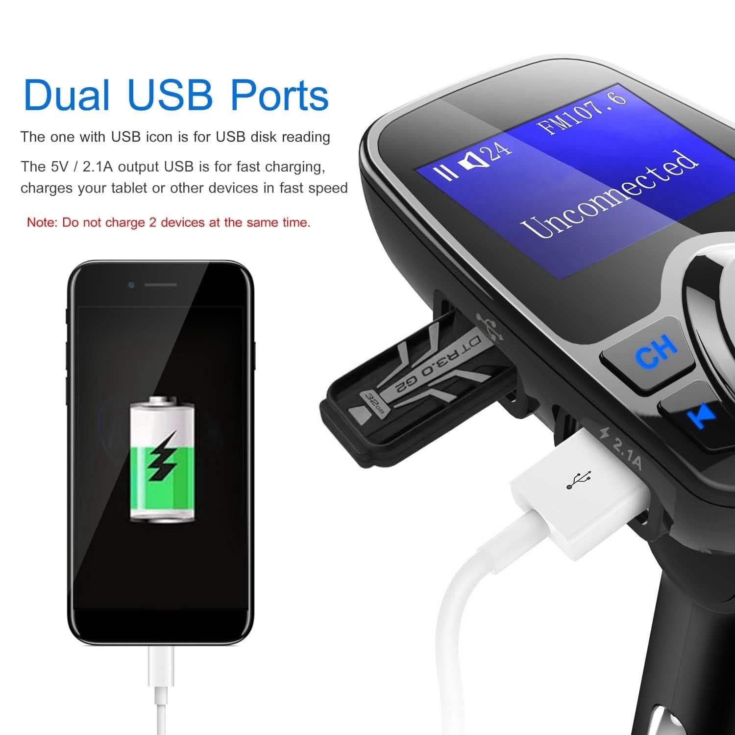 iMounTek Car Wireless FM Transmitter by DailySale