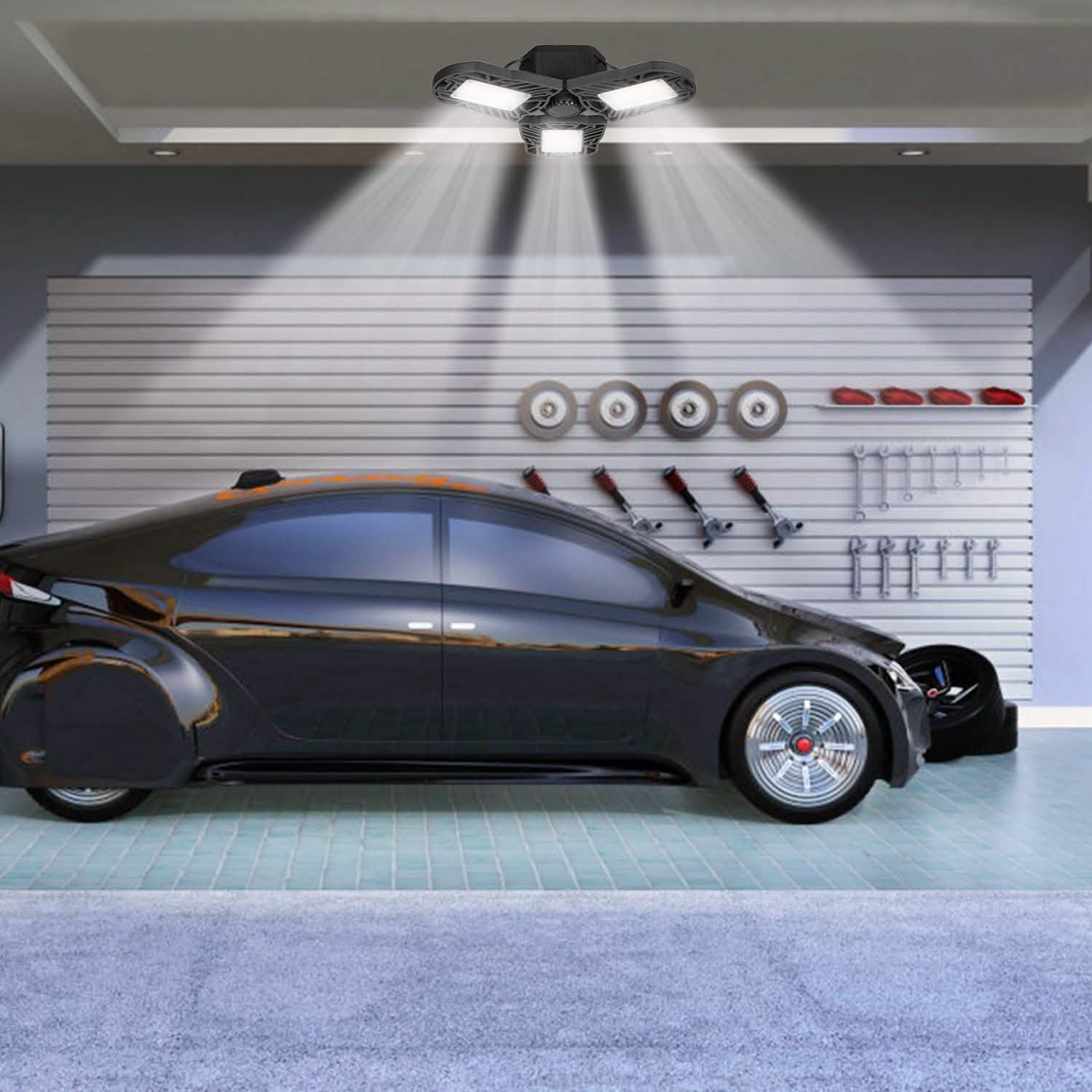 iMounTEK E26 /E27 80W 7000LM 6500K LED Garage Ceiling Light by DailySale
