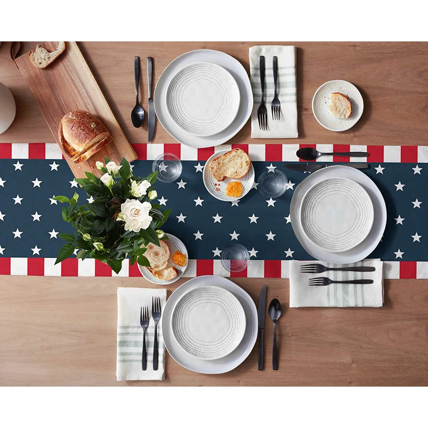 Independence Day 4th of July Table Runner Dresser Scarves by DailySale