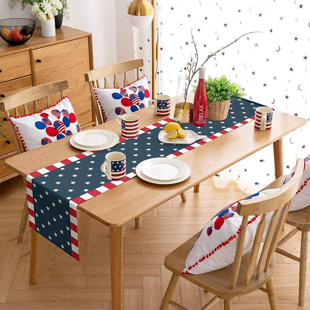 Independence Day 4th of July Table Runner Dresser Scarves by DailySale