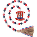 Independence Day Wooden Bead Wreath by DailySale