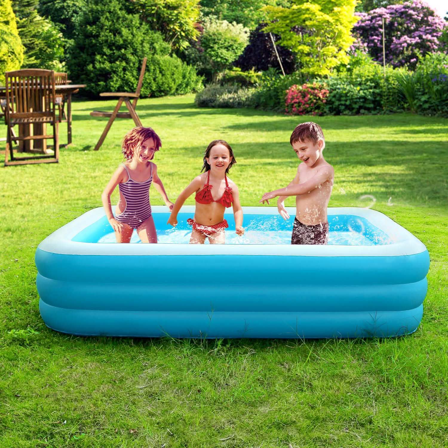 Inflatable Family Swimming Pool by DailySale
