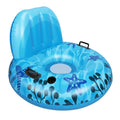 Inflatable Lounger Pool Float with Rubber Handle and Drink Holder by DailySale