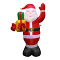 Inflatable Santa Claus and Snowman Night Light Figure by DailySale