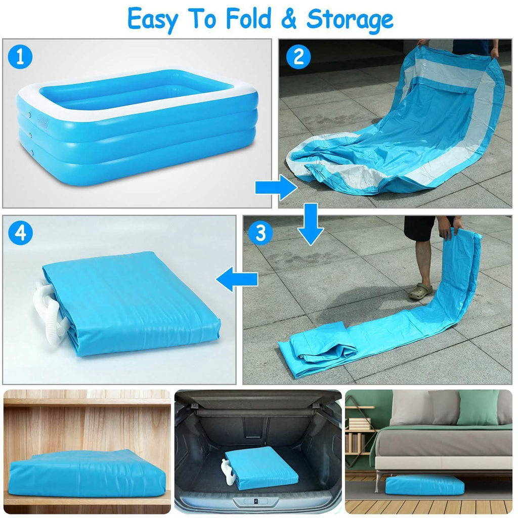 Inflatable Swimming Pool by DailySale