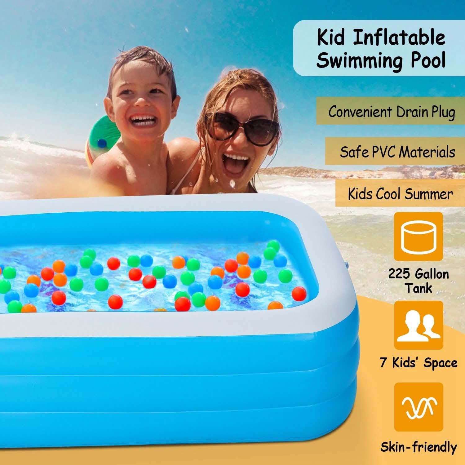 Inflatable Swimming Pool by DailySale