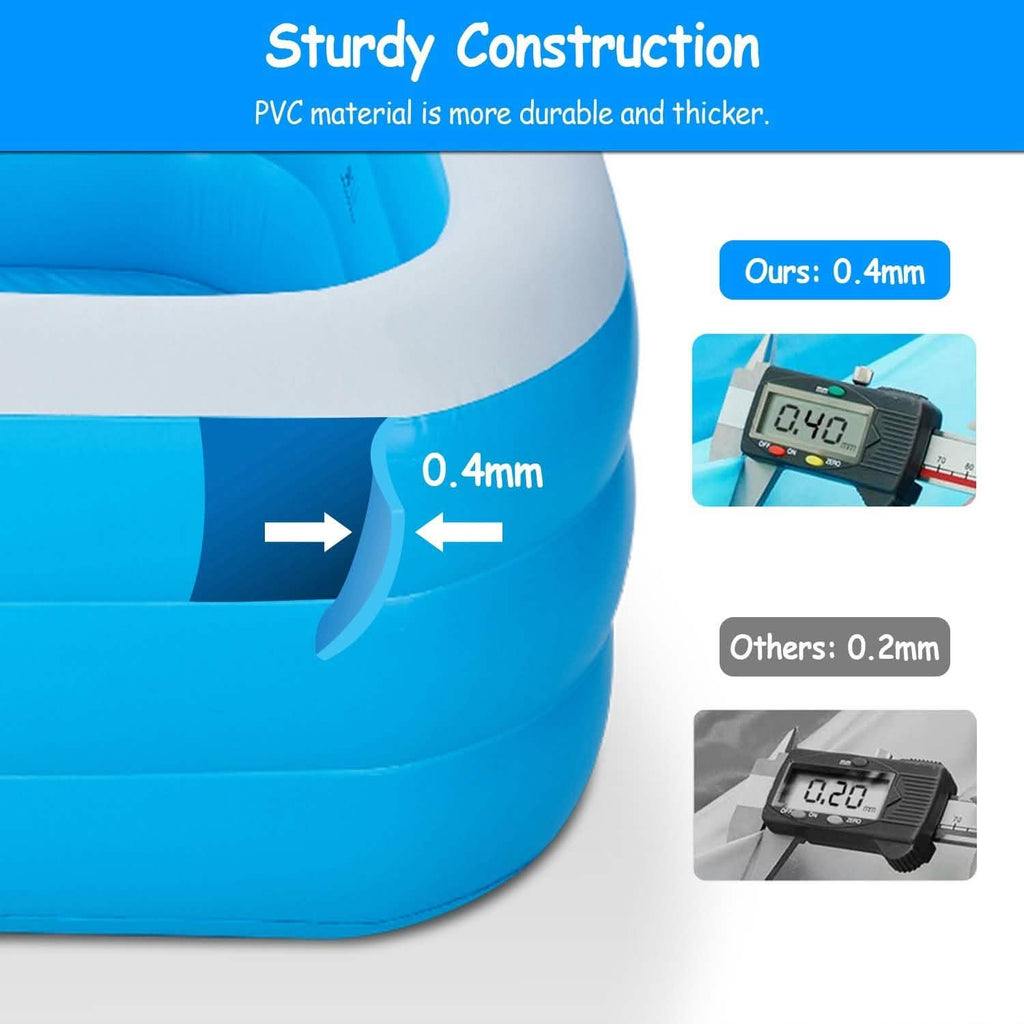 Inflatable Swimming Pool by DailySale