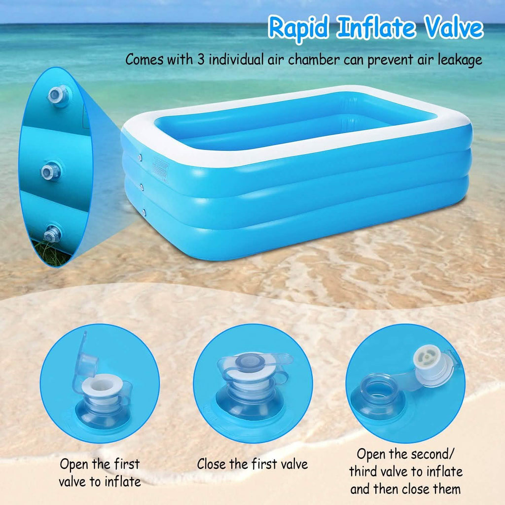 Inflatable Swimming Pool by DailySale