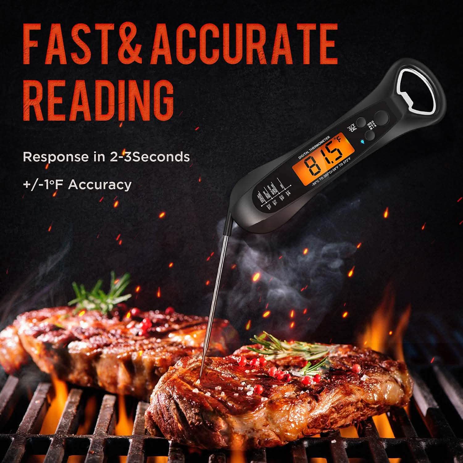 Instant Read Meat Thermometer for Cooking by DailySale
