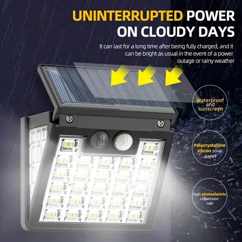 IP65 Solar Powered Street Light Dusk To Dawn With Motion Sensor by DailySale