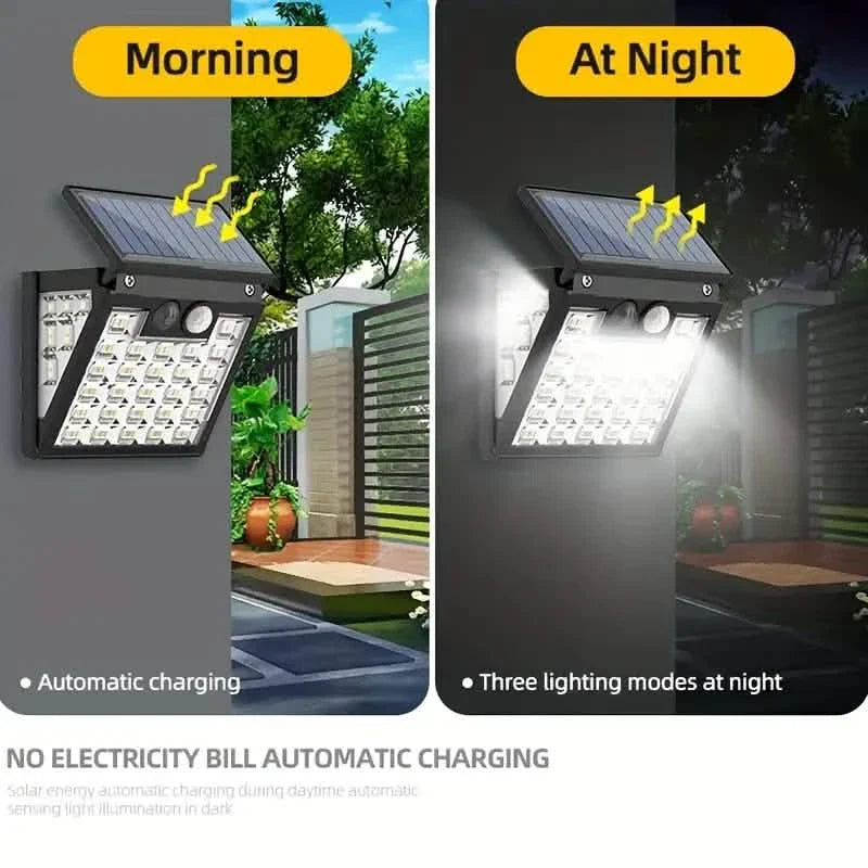 IP65 Solar Powered Street Light Dusk To Dawn With Motion Sensor by DailySale
