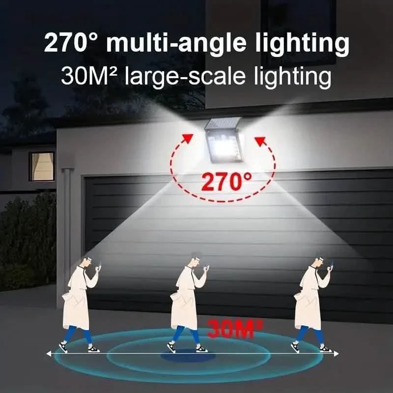 IP65 Solar Powered Street Light Dusk To Dawn With Motion Sensor by DailySale
