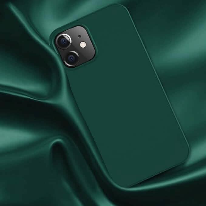 iPhone 12 Pro & iPhone 12 Case Ultra-Thin Soft Flexible TPU Matte Finish Coating - Green by DailySale