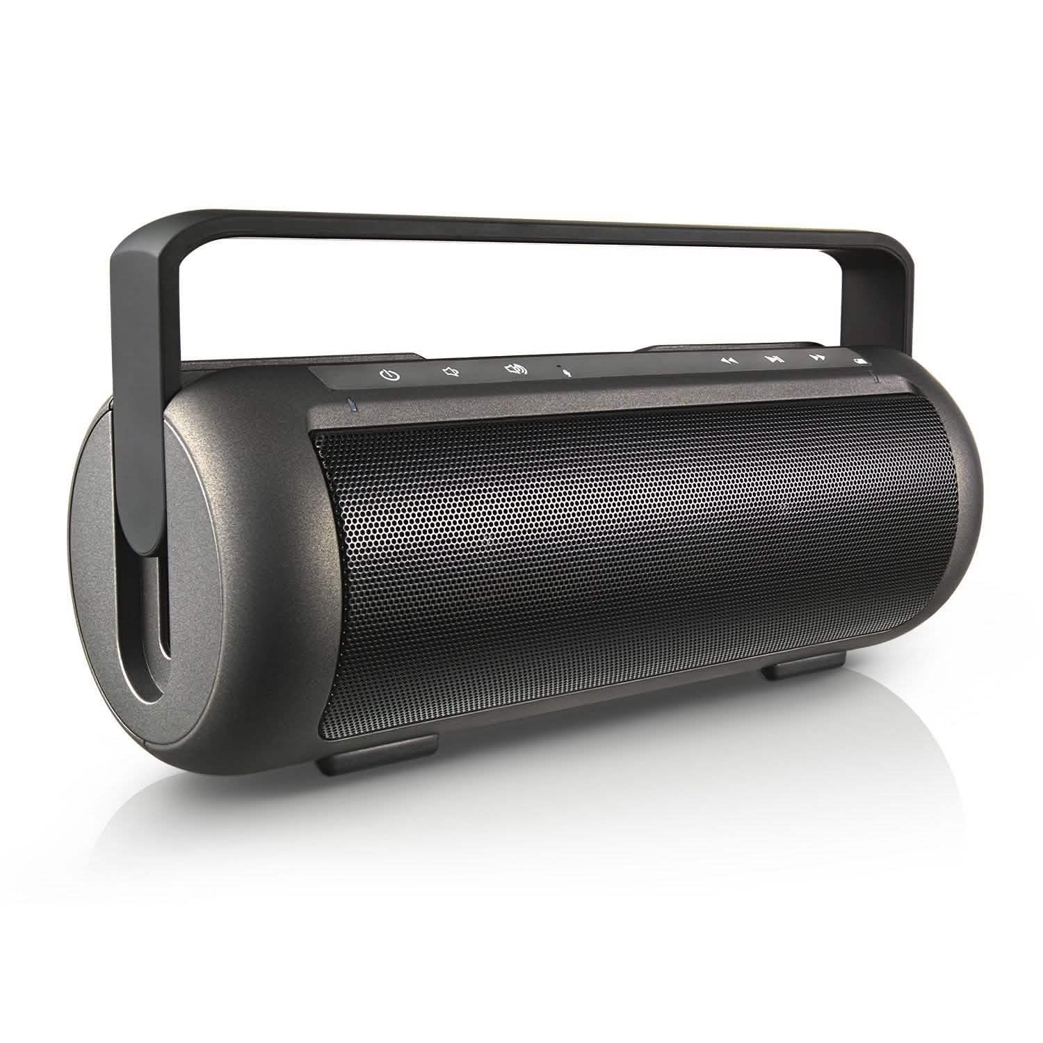 iRola Wireless Speaker Powerful Dual Subwoofer Streo by DailySale