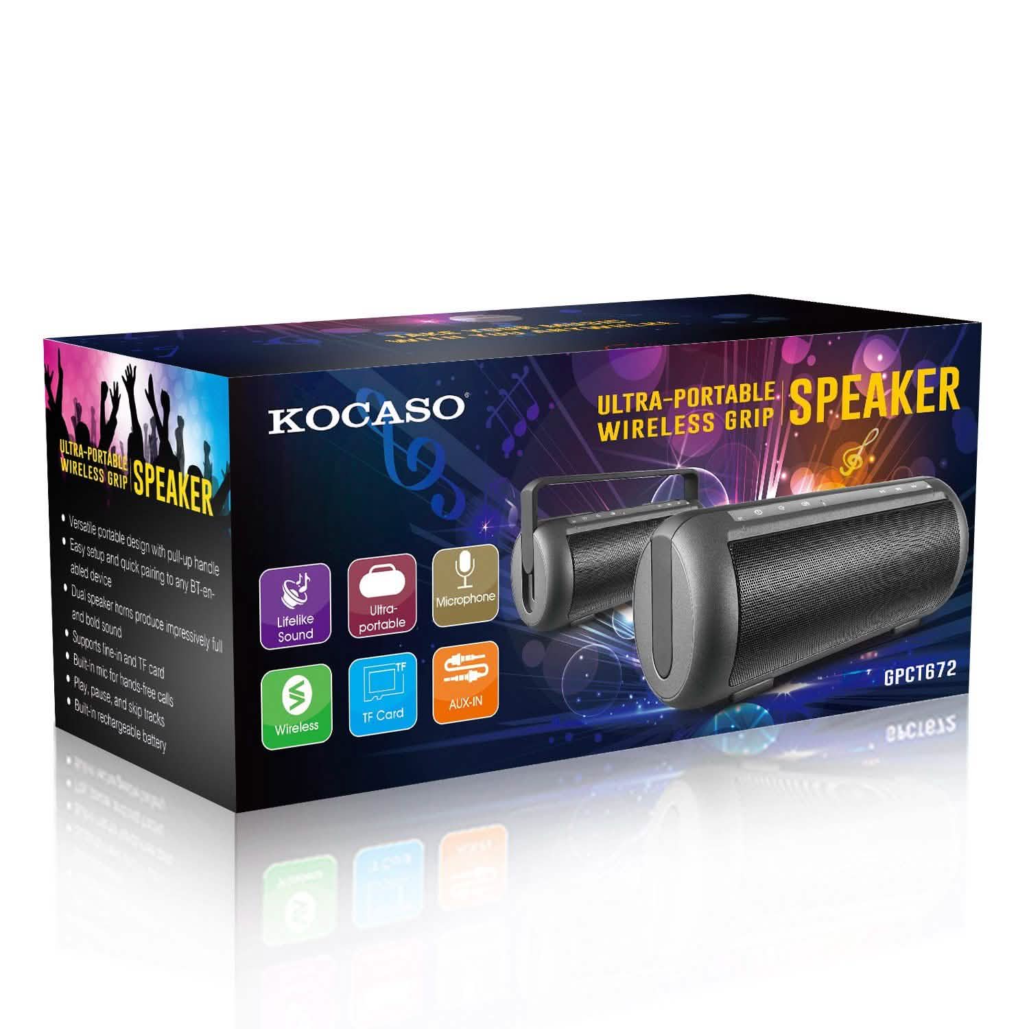 iRola Wireless Speaker Powerful Dual Subwoofer Streo by DailySale