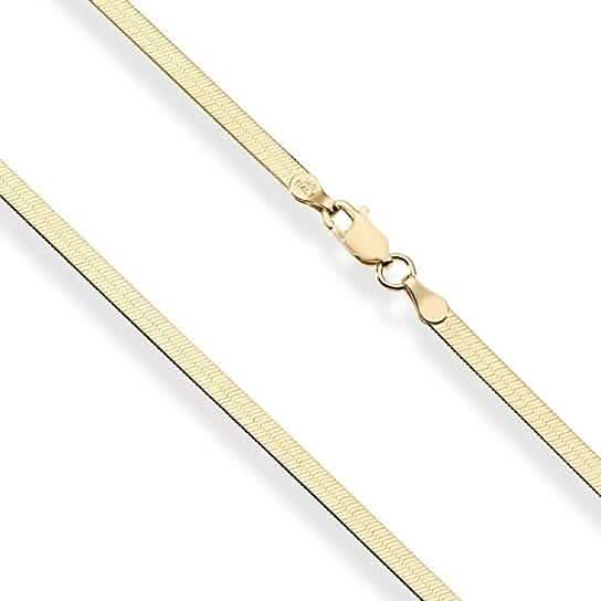 Italian Gold Sterling Silver Herringbone Chain by DailySale