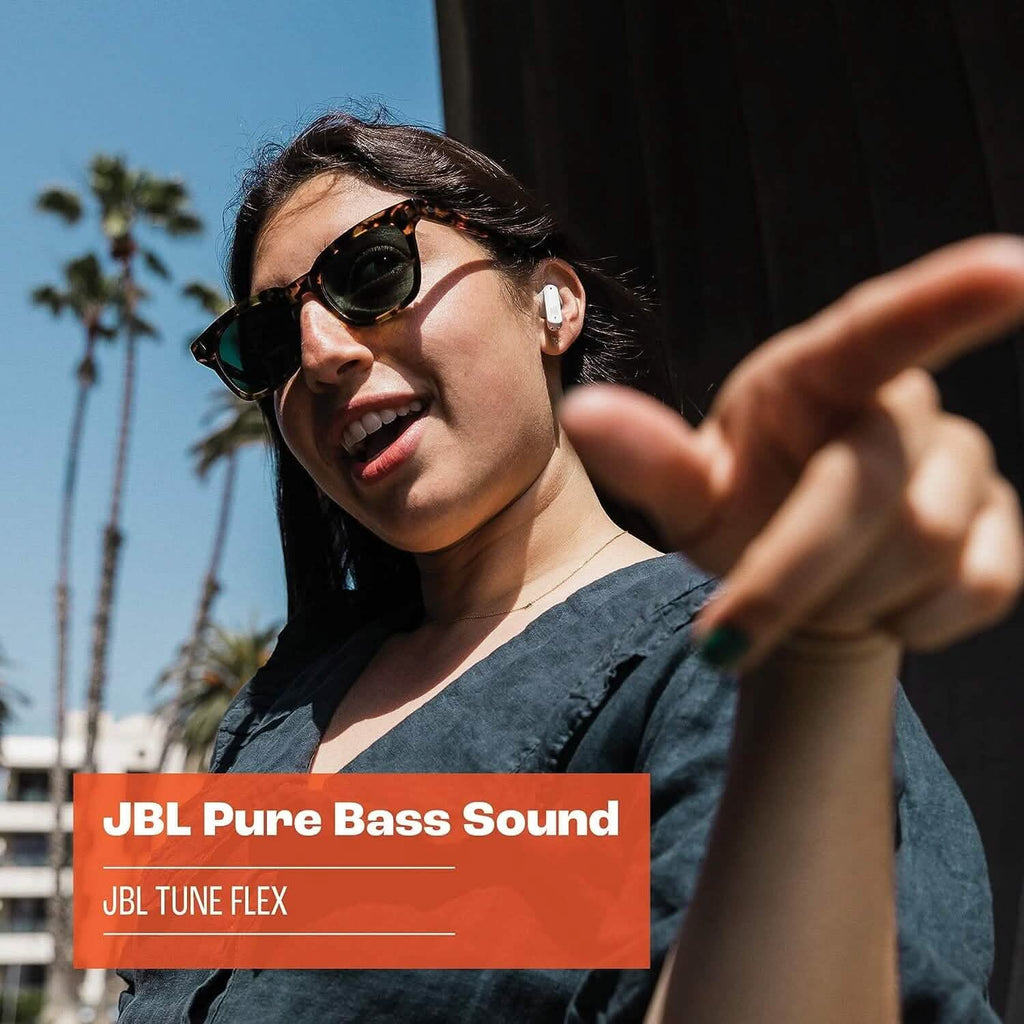 JBL Tune Flex - True Wireless Noise Cancelling Earbuds (New Open-Box) by DailySale