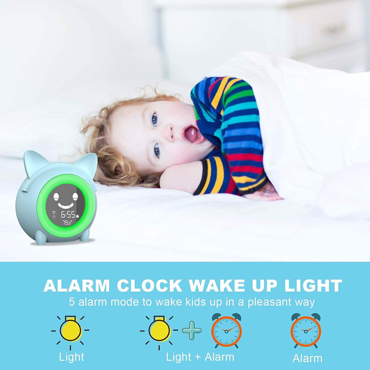 Kids Digital Alarm Clock with Night Light by DailySale