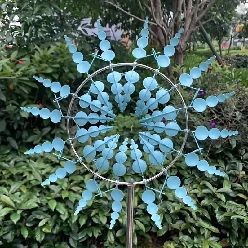Kinetic Wind Sculptures & Spinners 3D Wind Spinner Wind Powered Wind Art by DailySale