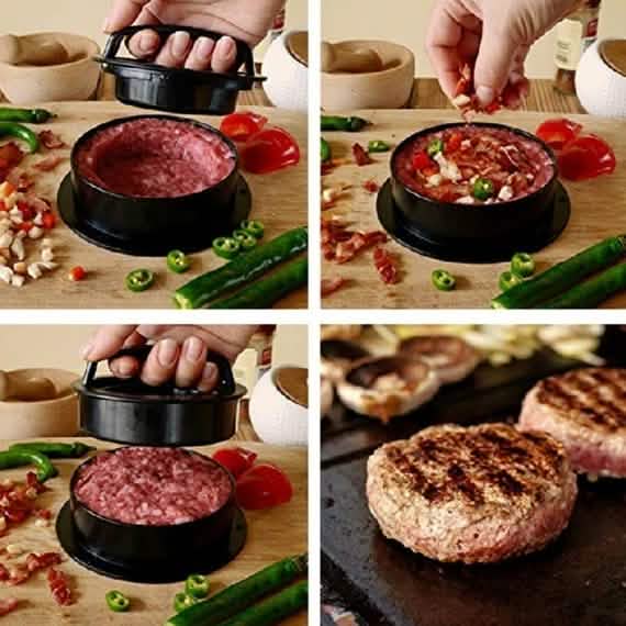 Kitchen Round Burger Press Tool by DailySale
