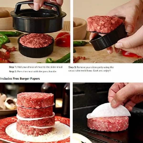 Kitchen Round Burger Press Tool by DailySale