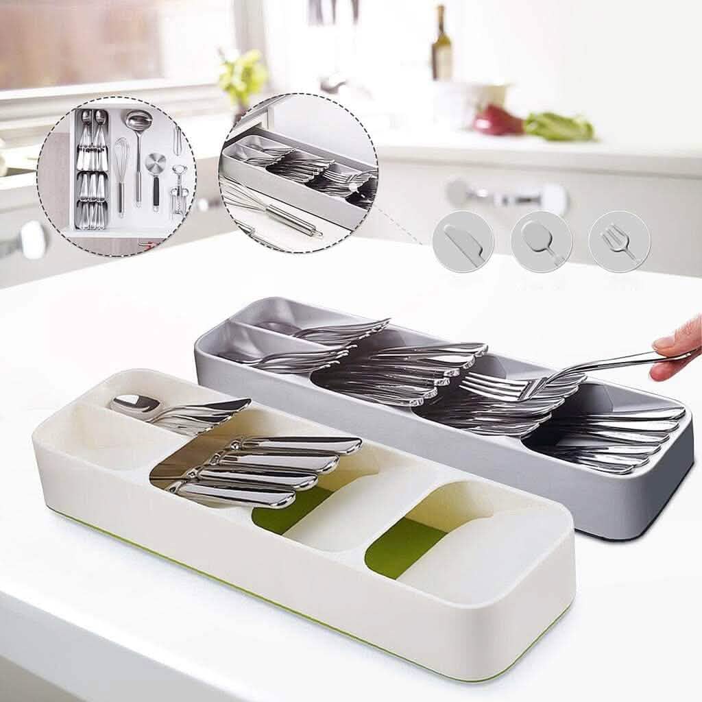 Kitchen Tableware Drawer Spoon Storage Box by DailySale