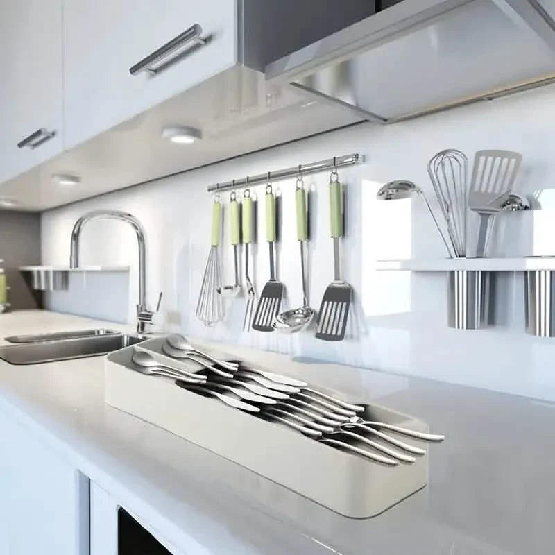 Kitchen Tableware Drawer Spoon Storage Box by DailySale