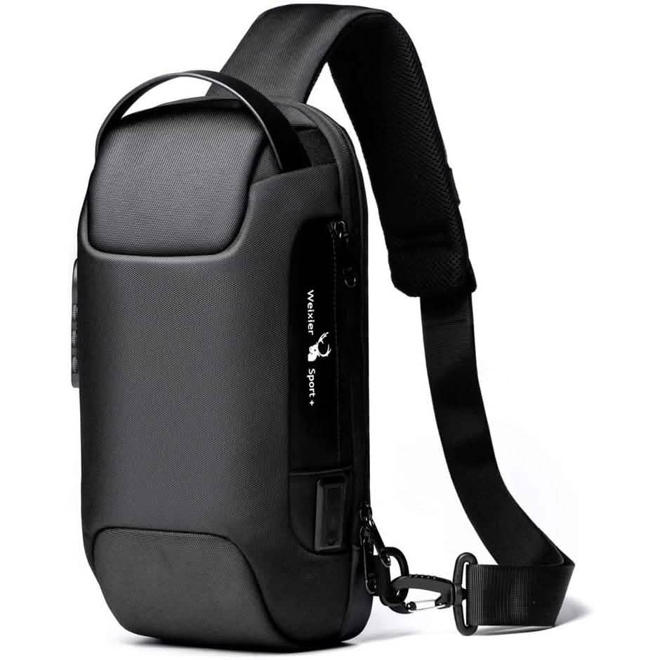 KPYWZER Anti-theft Sling Backpack with USB Charging Port by DailySale